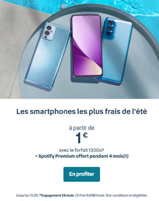 promo Smartphone vague de bons plans Bouygues Telecom