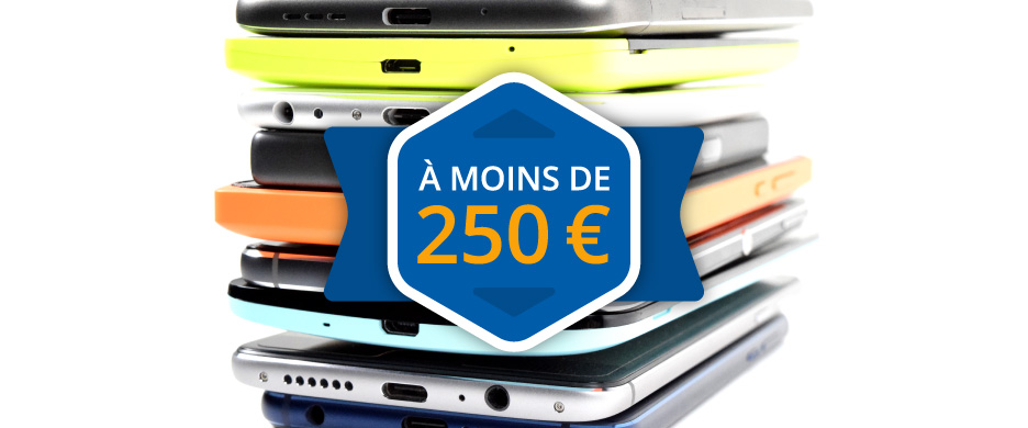 Les meilleurs smartphones à moins de 250 euros (2018)