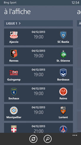 Nokia Lumia 1520 : Bing Sport