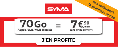 Forfait Syma 70Go