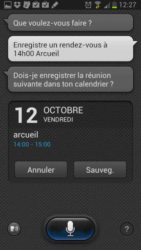 Samsung Galaxy Note 2 : S voice