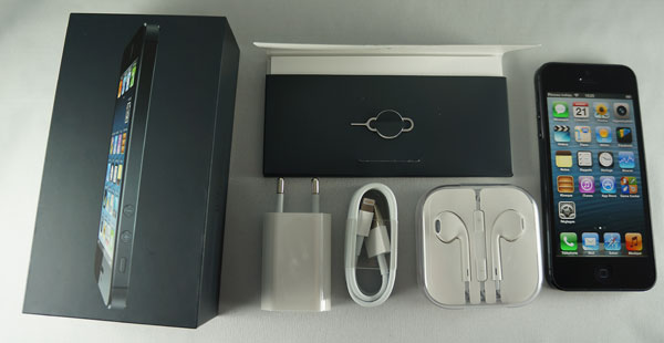 Test iPhone 5 : contenu du pack