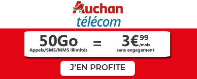 Promo Auchan Telecom 50Go