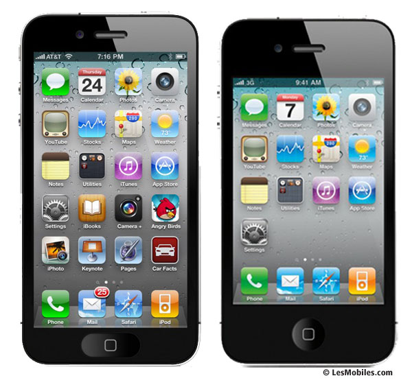 concept iphone 5 4S écran 4 pouces