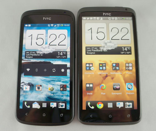  Test HTC One S : comparatif HTC One X 