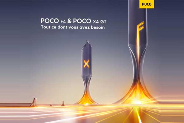Les Poco F4 et Poco X4 GT débarquent pour toujours plus de puissance dans la main