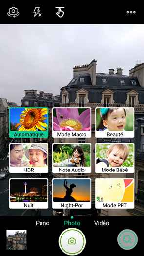 Hisence C20 : Appareil photo