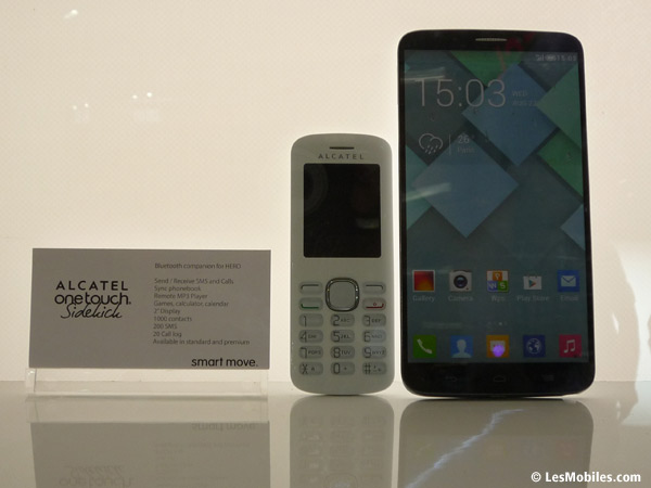 Alcatel One Touch Hero et Compagnon Bluetooth