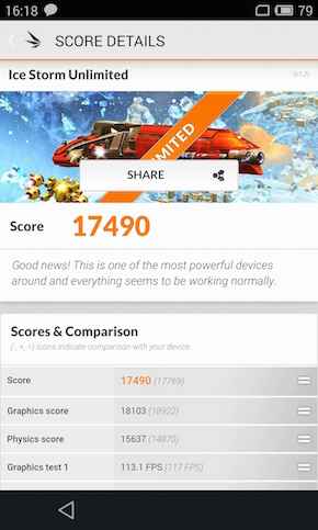 Meizu MX4 Pro interface