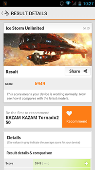 Kazam Tornado2 5.0 : 3Dmark