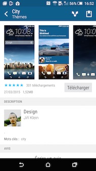 HTC One M9 interface