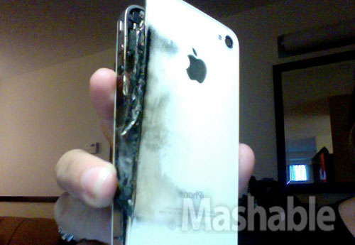 iPhone 4 combustion spontanée colorado femme 51 ans 