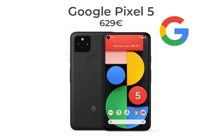 Le Pixel 5 de Google est disponible à la vente