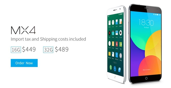 Meizu MX4 : les précommandes sont ouvertes hors de Chine