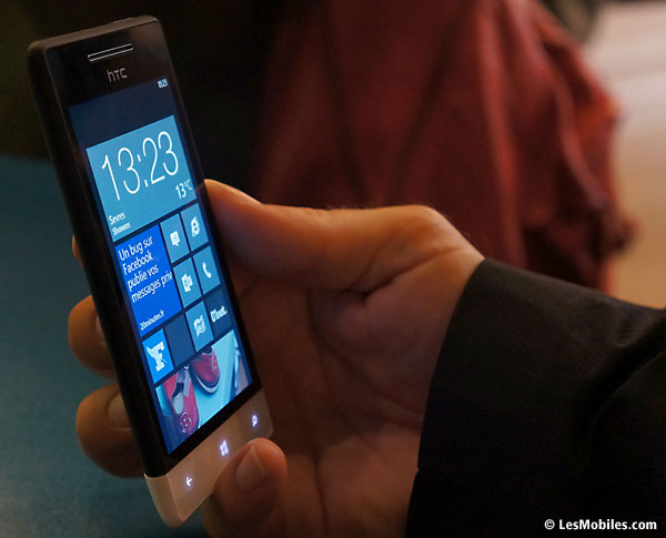 prise en main HTC Windows Phone 8S