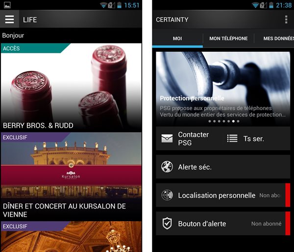 Vertu Constellation : Vertu LIFE & CERTAINTY