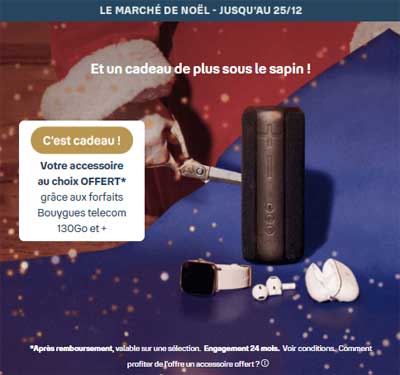promo Bouygues Telecom accesoire
