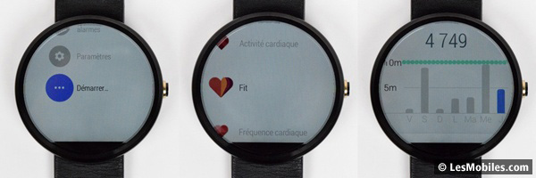 Motorola Moto 360 : applications