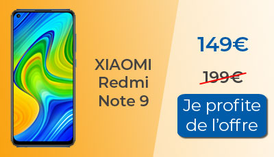 Promo : Xiaomi Redmi Note 9 à 149?