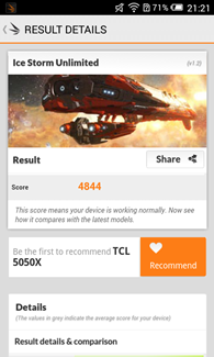 Alcatel OneTouch Pop S3 : 3Dmark