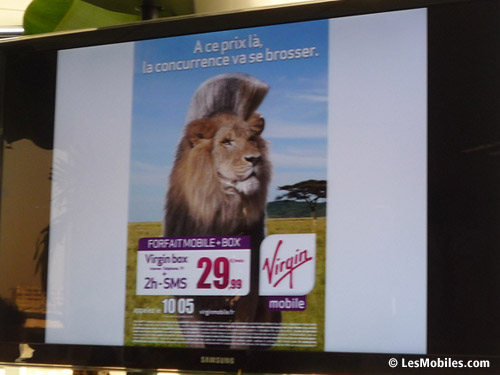 Virgin Mobile : affiche publicitaire