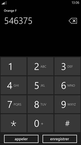 Nokia Lumia 1520 appel