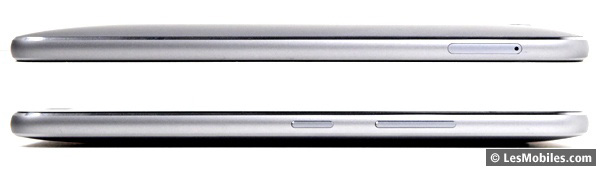 ZUK Z1 : gauche / droite