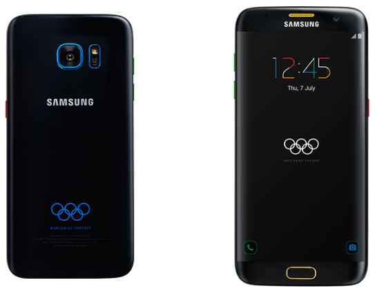 Samsung présente la version J.O. du Galaxy S7 Edge