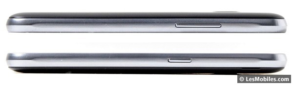 Samsung Galaxy J1 (2016) : gauche /droite