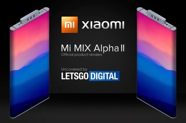 Xiaomi Mi Mix Alpha II, nouveau smartphone avec écran tout autour et une caméra jaillissante