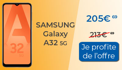 Le Samsung Galaxy A32 est moins cher chez Rakuten
