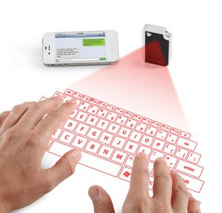 Un clavier-laser pour votre smartphone projeté sur n'importe quelle surface ? Ca existe, oui !