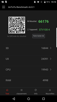 Blackberry Priv : AnTuTu