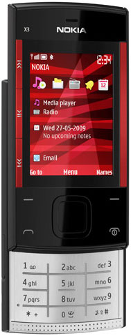 Nokia X3 : un slider musical à 159 €