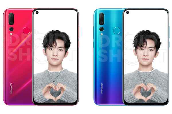 Huawei Nova 4 : les visuels institutionnels en fuite