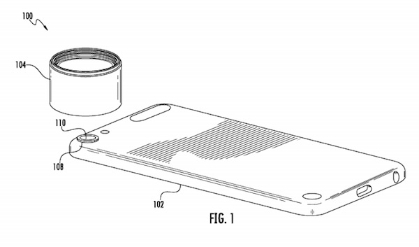 Un brevet pour transformer l'iPhone en compact à objectifs interchangeables