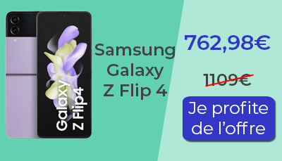 Samsung Galaxy Z Flip 4 promotion soldes