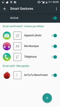 Wiko Ufeel : Smart Gesture