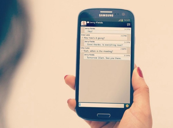 BBM arriverait en exclusivité sur les terminaux Samsung