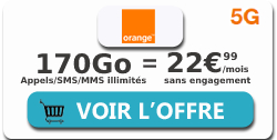 forfait 5g Orange 170Go