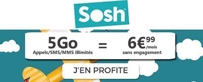 Série limitée SOsh 5Go à 6.99?