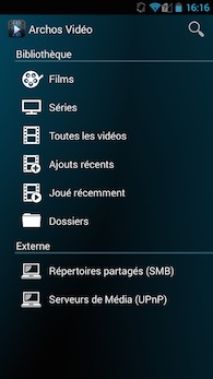 Archos 50 Helium vidéo