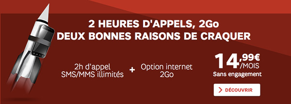 SFR RED : une option Internet 2 Go