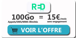 promo forfait RED 100Go