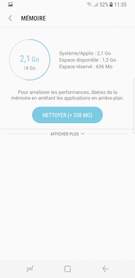 Samsung Galaxy S8 performances