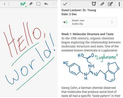 Evernote introduit la prise de note manuscrite sur Android