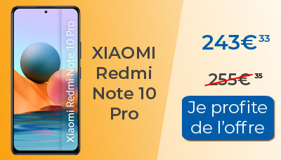 Soldes : Xiaomi Redmi Note 10 Pro à 243? chez Amazon