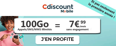 Forfait Cdiscount 100Go à 7.99?