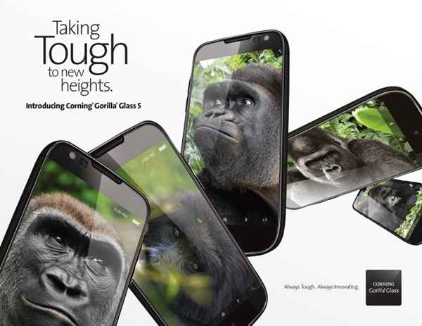Corning Gorilla Glass 5 : toujours plus résistant