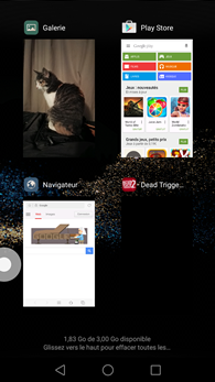 Huawei P8 : multitâche